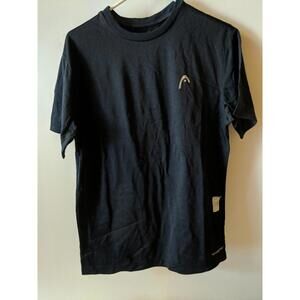 HEAD Hypertek T-Shirt Mens S Navy Blue Comfort Stretch Athletic ~  bag407